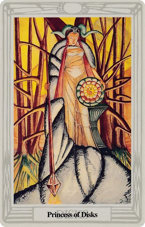 thoth tarot princess of disks